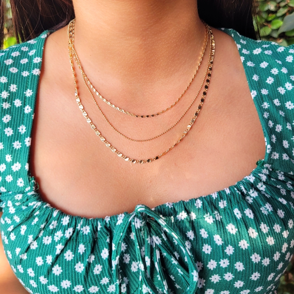 Layered necklace